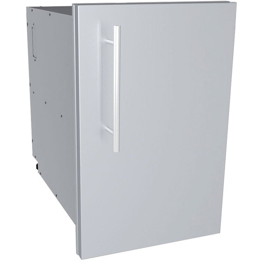 Sunstone 15 inch designer series dry storage pantry door DE-DVPR15 - Front View of Single Door Storage Pantry