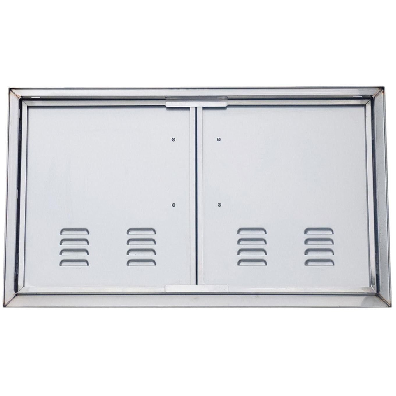 Sunstone 30 inch beveled frame vented double door BA-VDD30 - Inside View of Sunstone 30-Inch Vented Double Door.