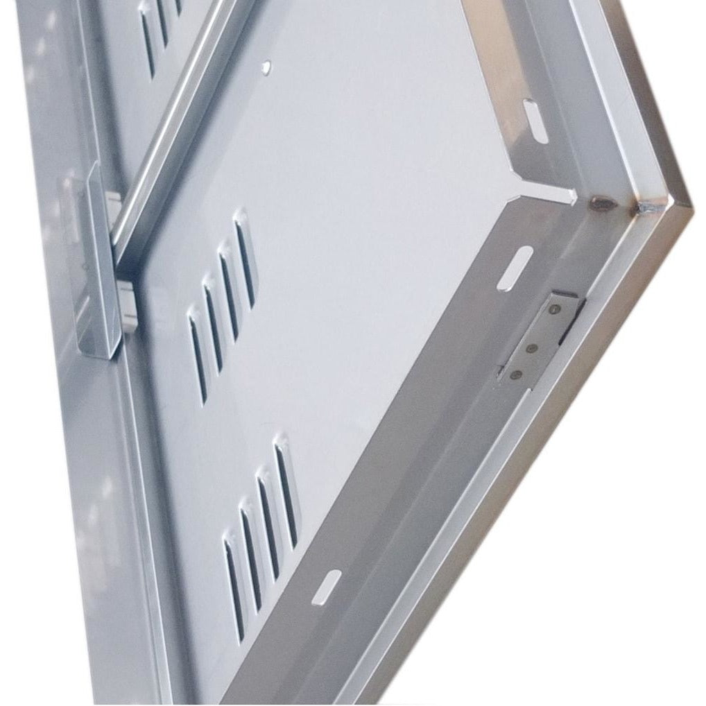 Sunstone 42 inch beveled frame vented double door BA-VDD42 - Detail View of Sunstone 30-Inch Vented Double Door Frame.