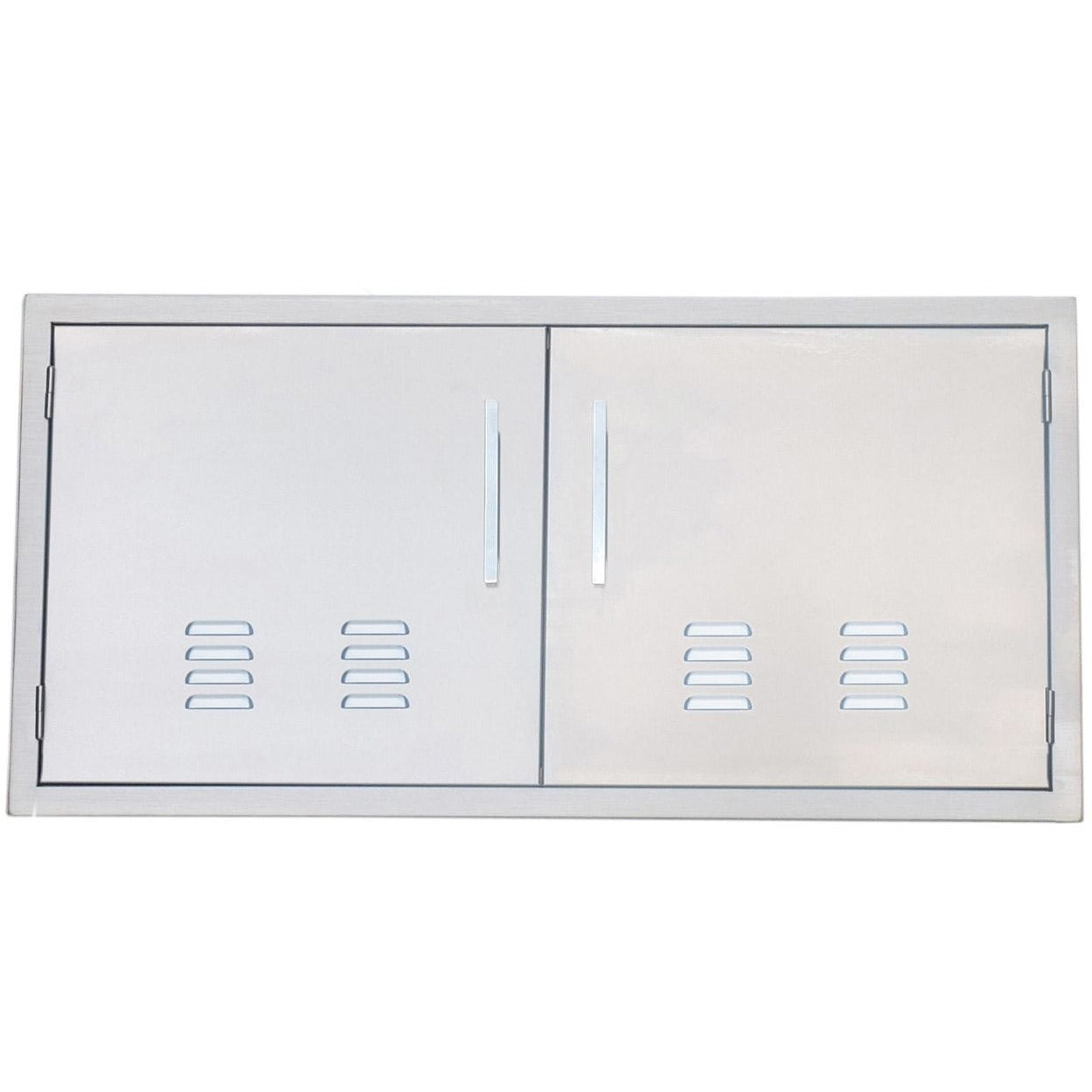Sunstone 42 inch beveled frame vented double door BA-VDD42 - Front View of Sunstone 30-Inch Vented Double Door.