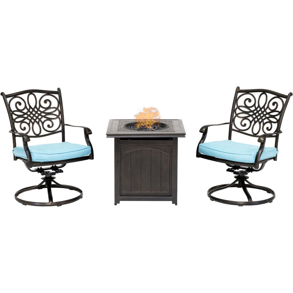 hanover-traditions-3-piece-2-swivel-rockers-and-26-inch-square-fire-pit-trad3pcswfpsq-blu