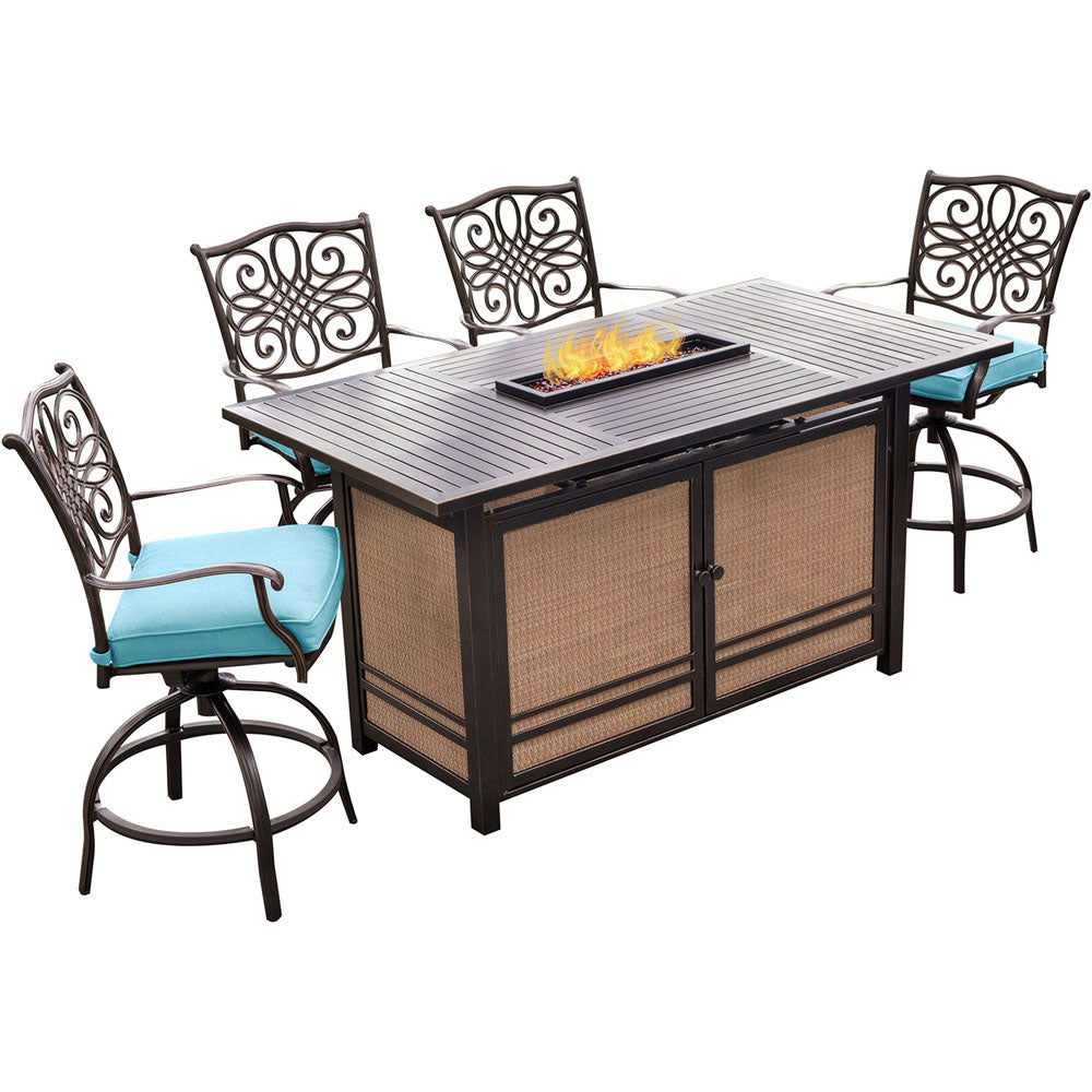 hanover-traditions-5-piece-fire-pit-high-dining-4-counter-swivel-rockers-1-fire-pit-table-trad5pcfpbr-blu