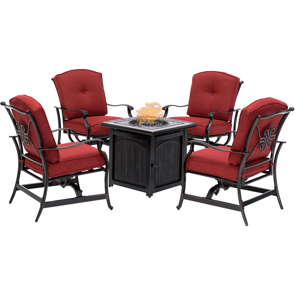 hanover-traditions-5-piece-4-deep-seating-rockers-and-26-inch-square-fire-pit-trad5pcfpsq-red
