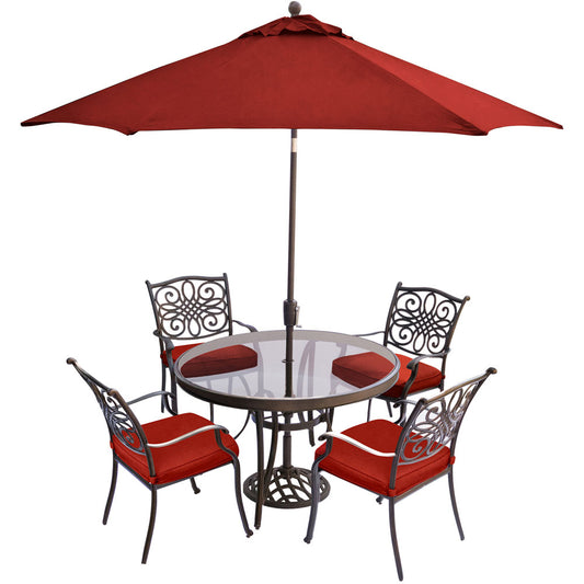 hanover-traditions-5-piece-4-dining-chairs-48-inch-round-glass-top-table-umbrella-base-traddn5pcg-su-r