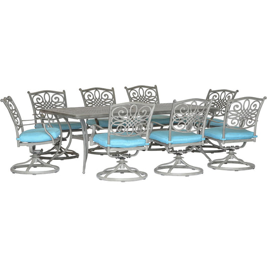 hanover-traditions-9-piece-8-swivel-rockers-42x84-inch-cast-table-traddng9pcsw8-blu