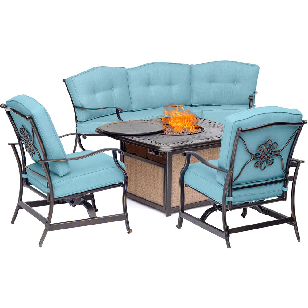 hanover-traditions-4-piece-fire-pit-cast-top-fire-pit-crescent-sofa-2-cushion-rockers-traditions4pcfp-blu