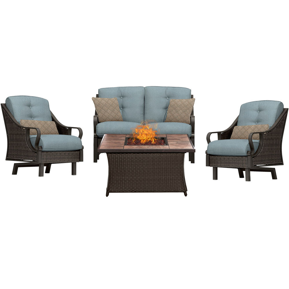hanover-ventura-4-piece-fire-pit-set-with-tan-tile-top-ven4pcfp-blu-tn