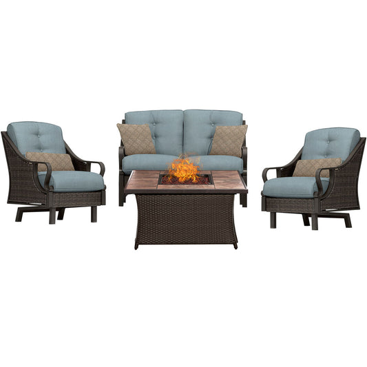 hanover-ventura-4-piece-fire-pit-set-with-tan-tile-top-ven4pcfp-blu-tn