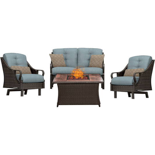 hanover-ventura-4-piece-fire-pit-set-with-wood-grain-tile-top-ven4pcfp-blu-wg