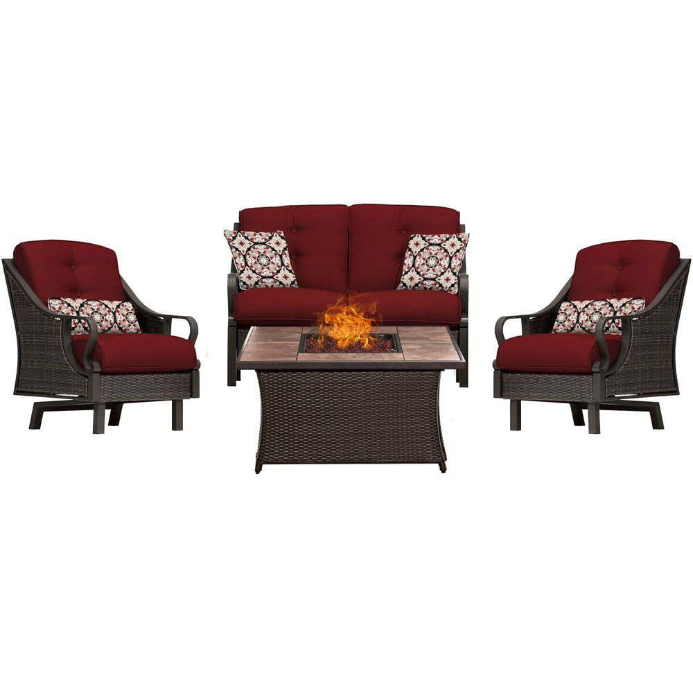 hanover-ventura-4-piece-fire-pit-set-with-wood-tan-tile-top-ven4pcfp-red-tn