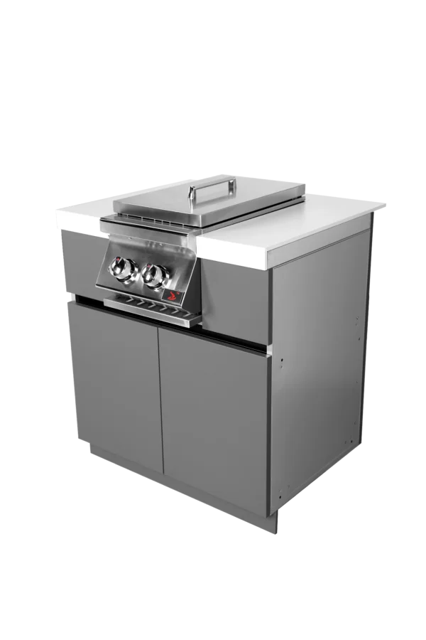 Whistler Side Burner Cabinet - WMK-SBC-WG - Angled View