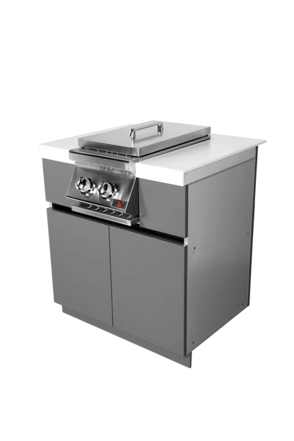 Whistler Side Burner Cabinet - WMK-SBC-WG - Angled View