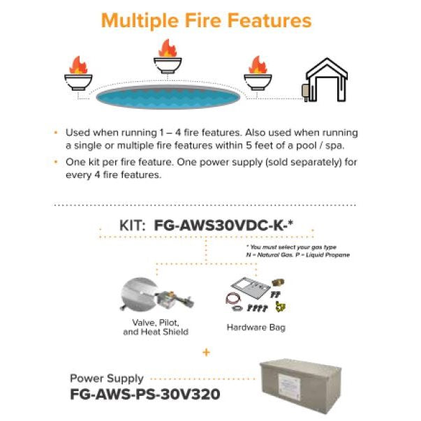 Firegear 715K BTU High Capacity Propane 30VDC All Weather Valve System - FG-AWS30VDC-HC-K-P - image 2