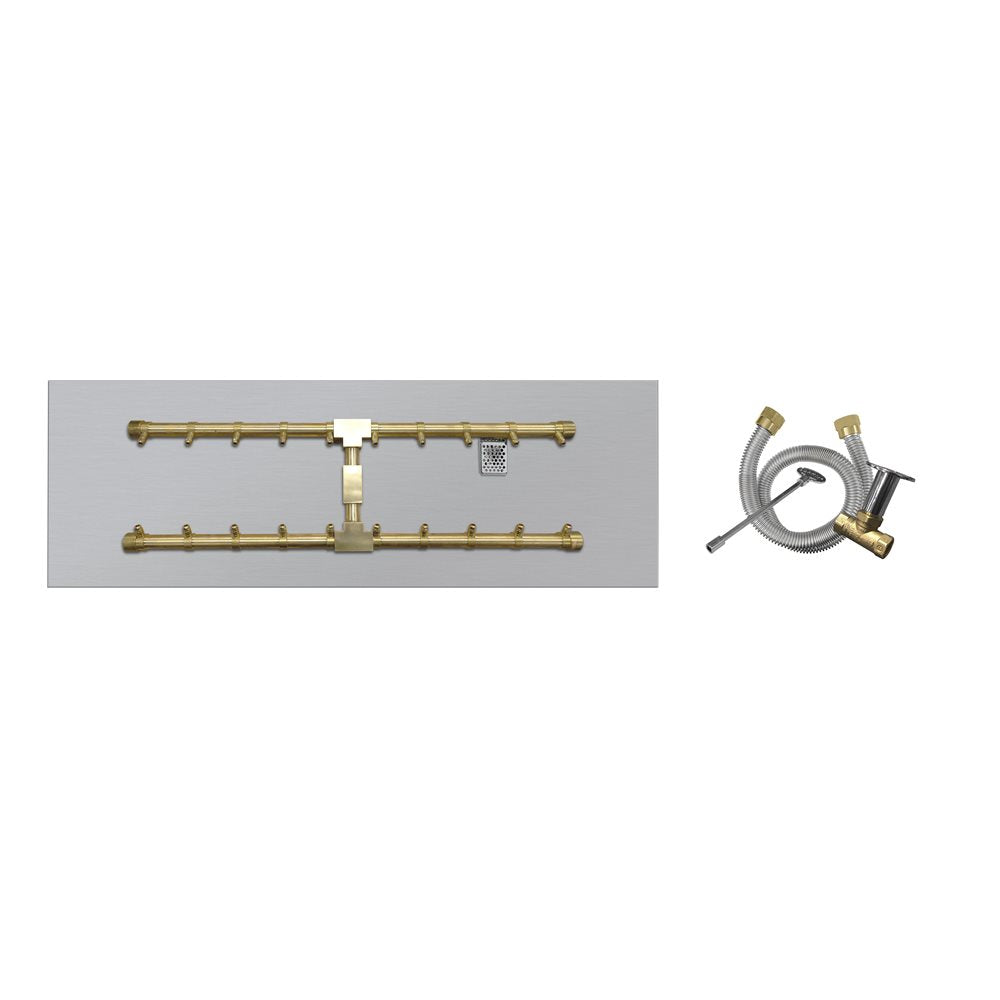 Firegear Pro Series 30 x 10-Inch Linear Flat Pan Propane Fire Pit Burner System with TPSI Ignition - LOF-3010PS246TPSI-P - image 2