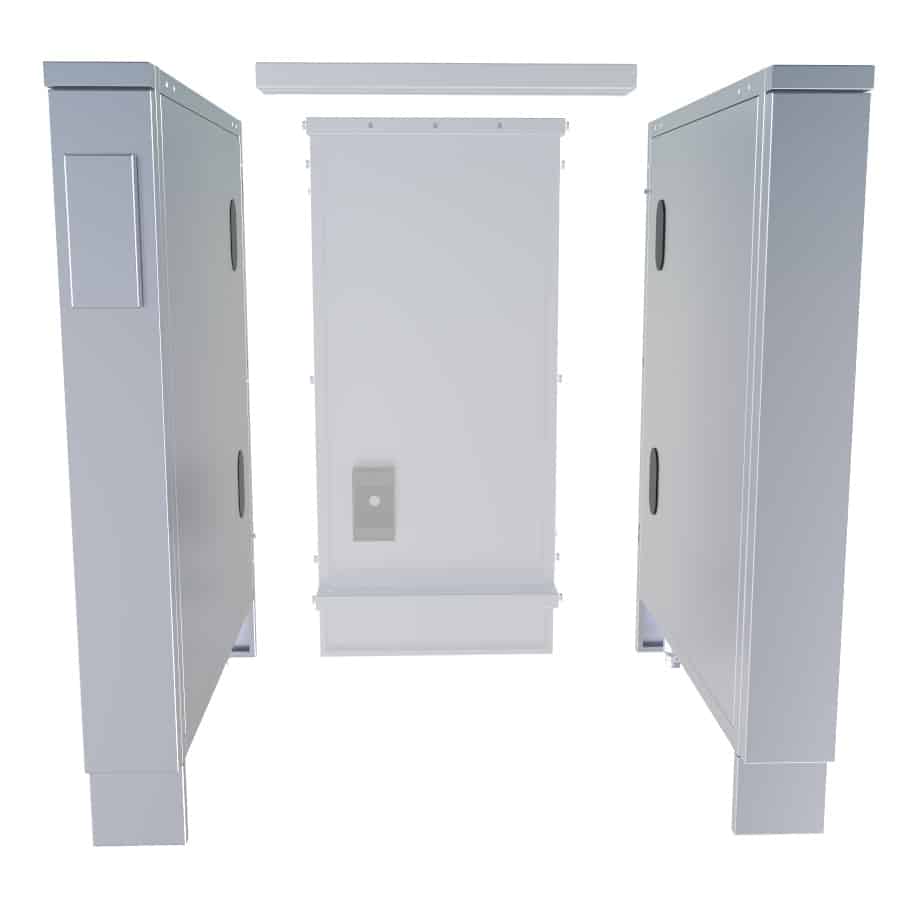 Sunstone  4″ Combo Left & Right Appliance Partition Panels Package – SCC4SPEL & SCC4SPER - All Sides