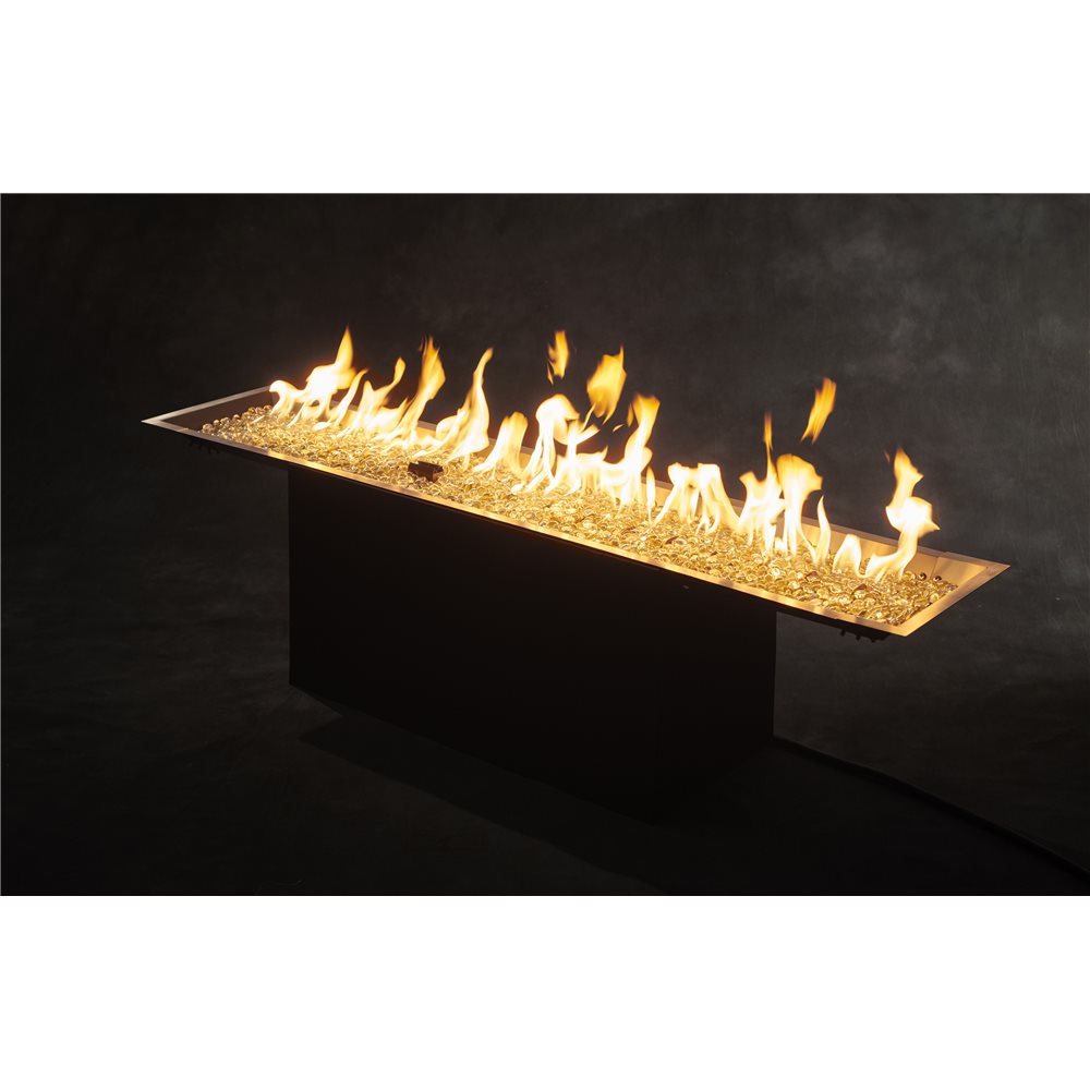 Outdoor GreatRoom Crystal Fire Plus 12 x 64-Inch Linear Stainless Steel Gas Burner - CFP1264 - image 3