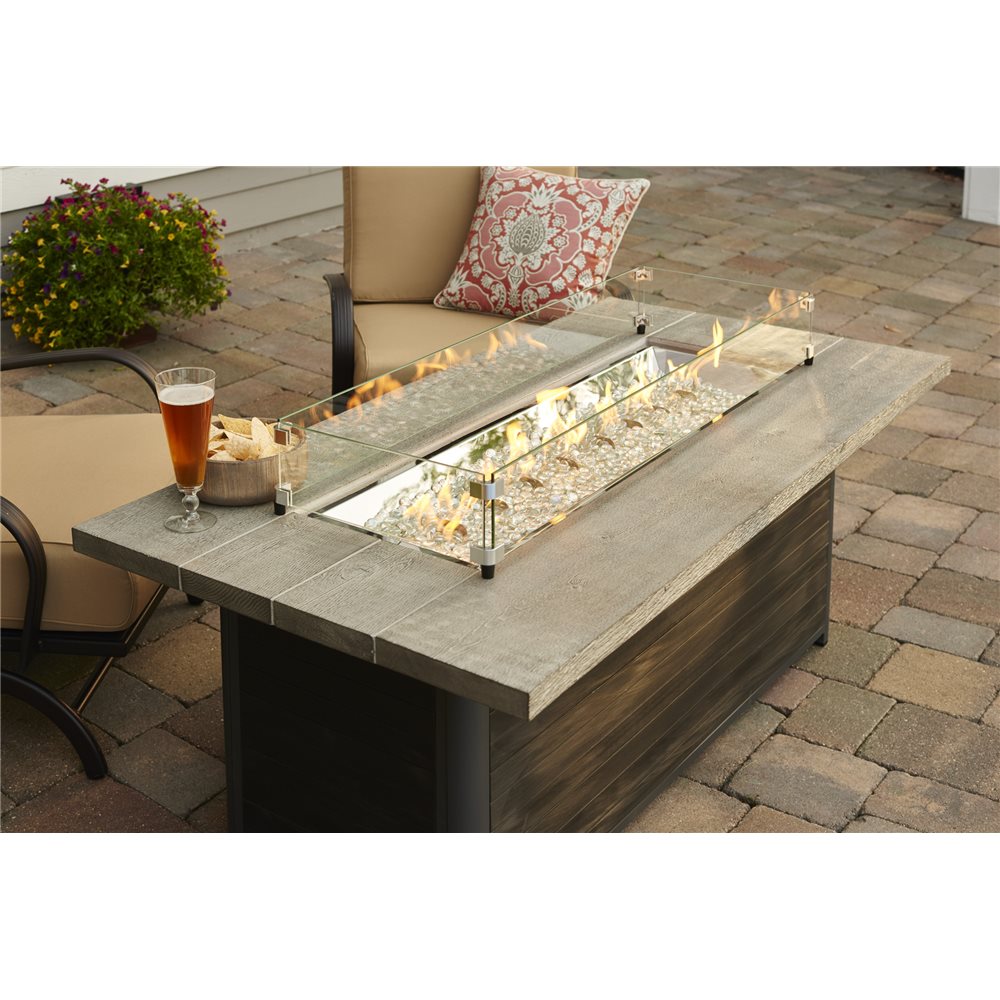 Outdoor GreatRoom Cedar Ridge Linear Fire Pit Table - CR-1242-K - image 3