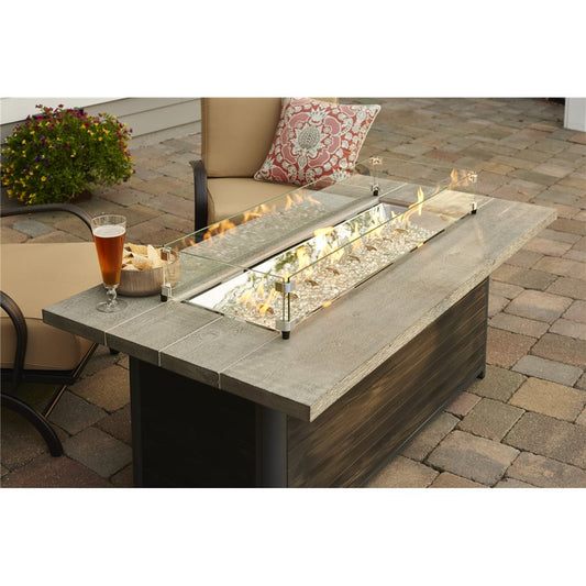 Outdoor GreatRoom Cedar Ridge Linear Fire Pit Table - CR-1242-K