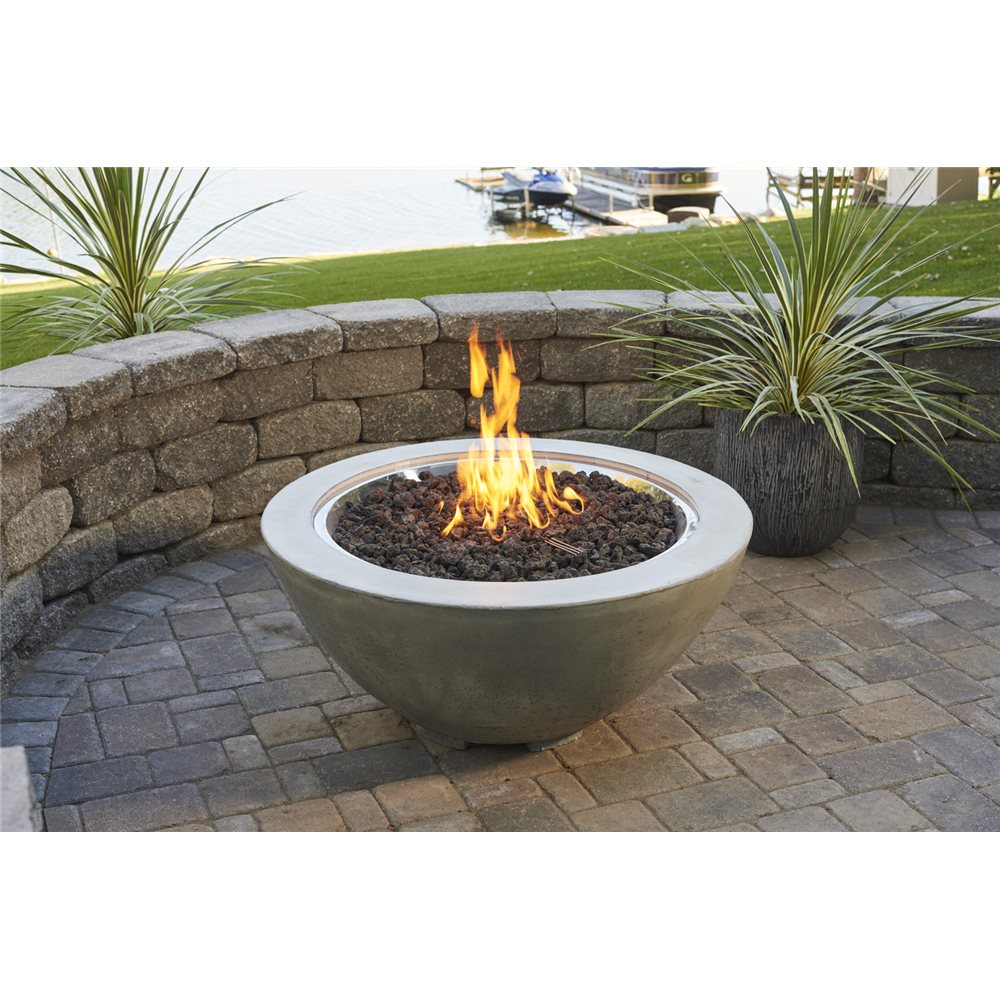 Outdoor GreatRoom Cove 42-Inch Round Fire Bowl in Natural Grey - CV-30 - image 2