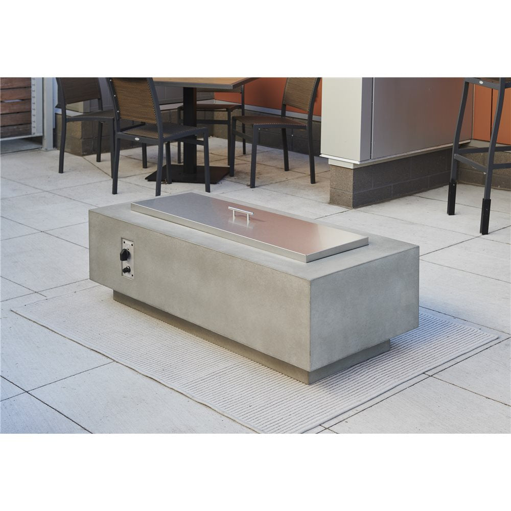 Outdoor GreatRoom Cove 54-Inch Linear Fire Pit Table in Natural Grey - CV-54 - image 2