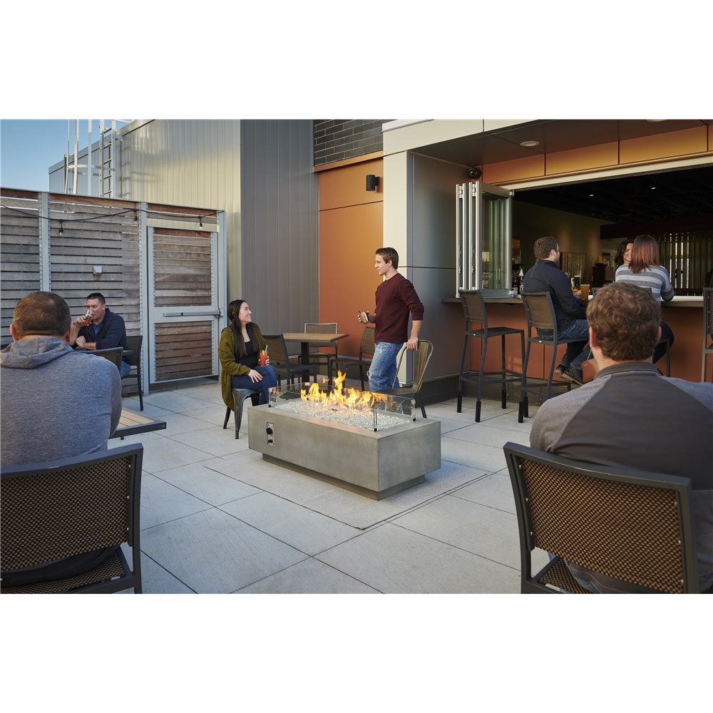 Outdoor GreatRoom Cove 54-Inch Linear Fire Pit Table in Midnight Mist - CV-54MM - image 2