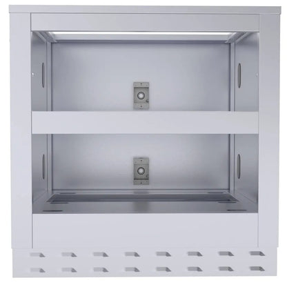 Sunstone 34″ Double Warming Drawer Cabinet – SAC34DWC - Back View