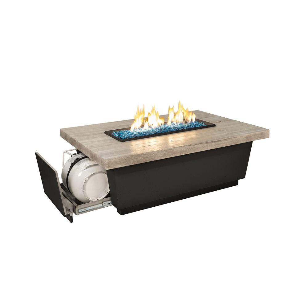 American Fyre Designs Contempo LP Select 52-Inch Propane Fire Table with Tank Drawer in Dark Basalt - 785-DB-11-M4PC - image 2