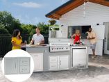 Bull 30-Stainless Steel Access Door & Double Drawer Combo with Reveal - 25890 - Kitchen