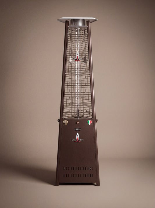 Lava Heat Italia 2G Flame Tower patio heater in Heritage Bronze – product view