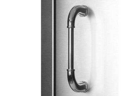 Bull 25-Inch Stainless Steel Double Access Door with Reveal - 33590 Handle Detail