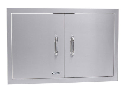 Bull 30-Inch Stainless Steel Double Access Door with Reveal - 33580 Angled Perspective