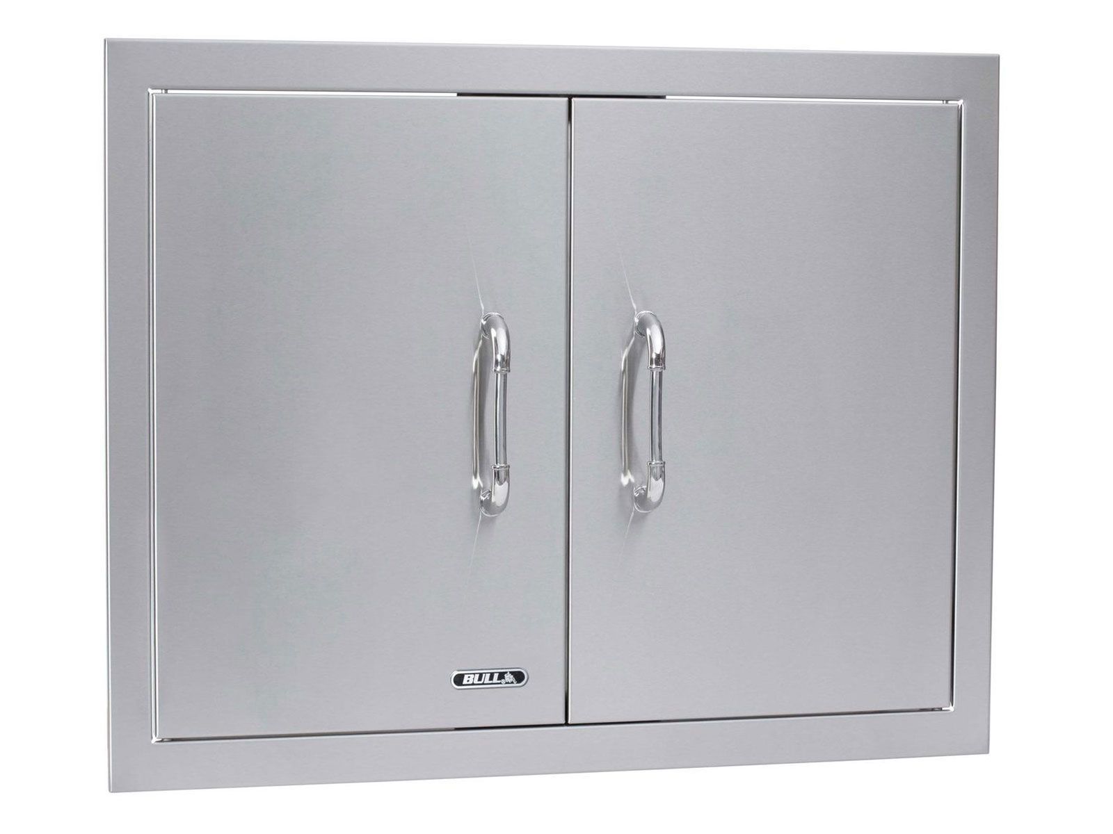 Bull 25-Inch Stainless Steel Double Access Door with Reveal - 33590 Angled Perspective
