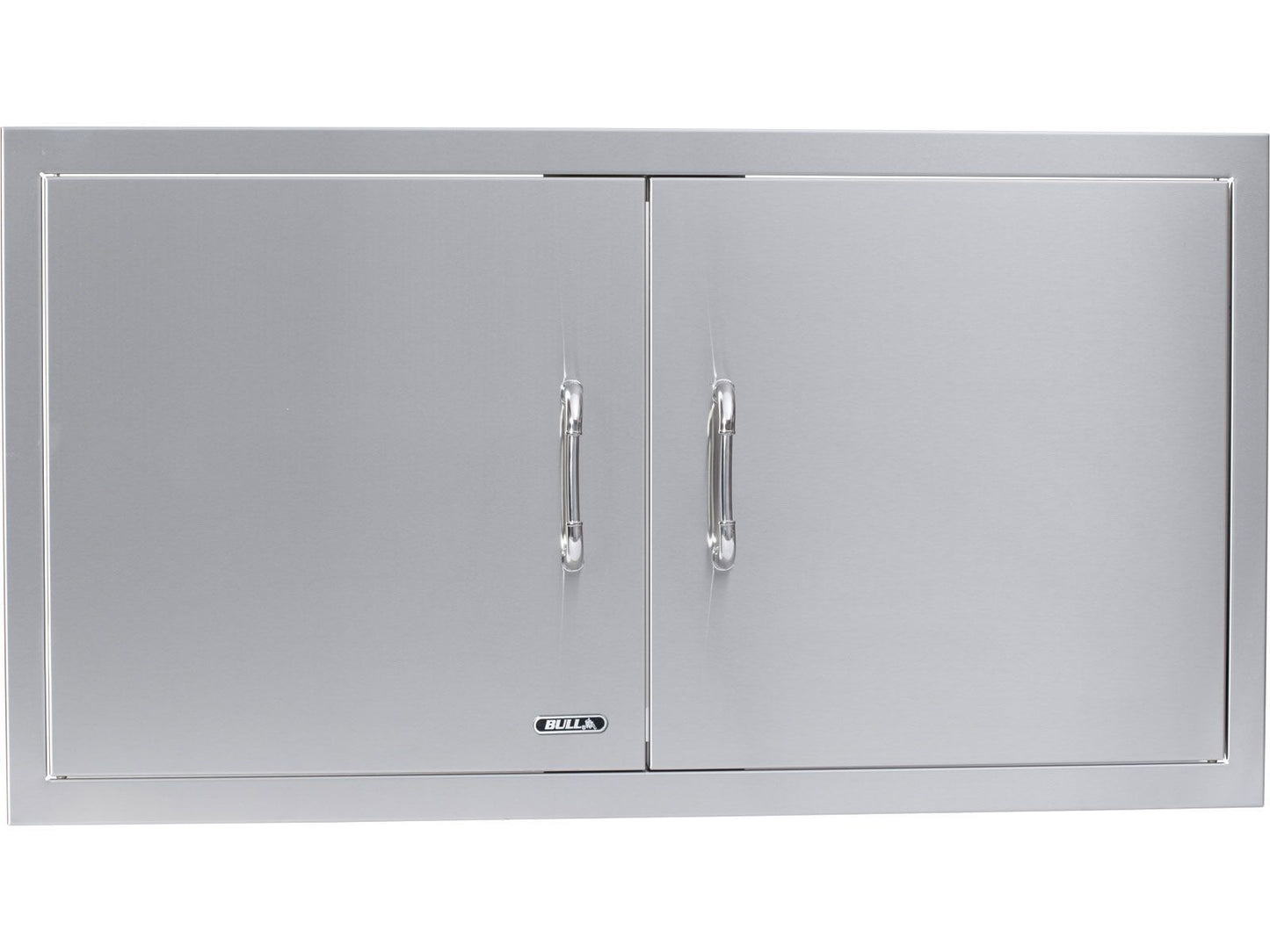 Bull 38-Inch Stainless Steel Double Access Door with Reveal - 34020 Angled Perspective