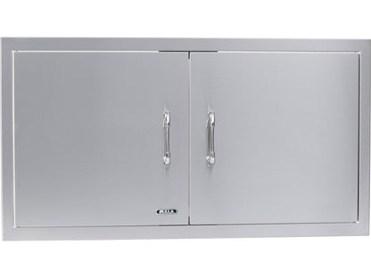 Bull 38-Inch Stainless Steel Double Access Door with Reveal - 34020 Angled Perspective