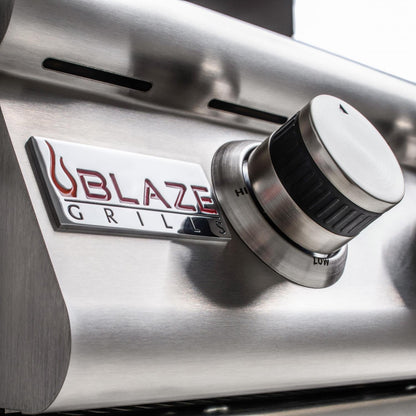 Blaze BLZ-4LBM Prelude LBM 32-Burner 4-Burner Gas Grill - Blaze Badge