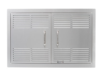 Bull 30-Inch Vented Stainless Steel Double Access Doors with Reveal - 45580 - Front View