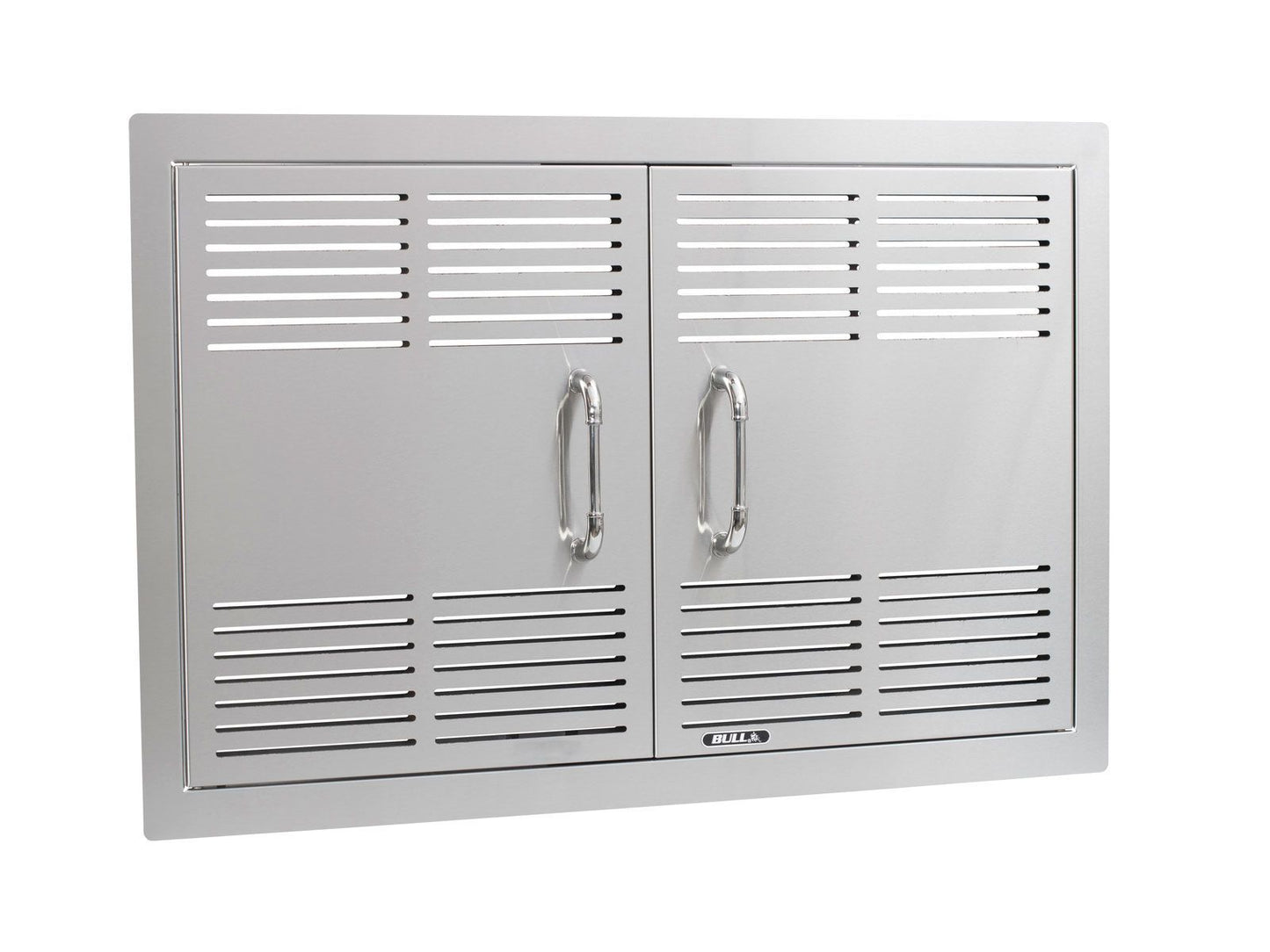 Bull 30-Inch Vented Stainless Steel Double Access Doors with Reveal - 45580 - Angled View