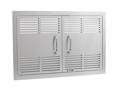 Bull 30-Inch Vented Stainless Steel Double Access Doors with Reveal - 45580 - Angled View