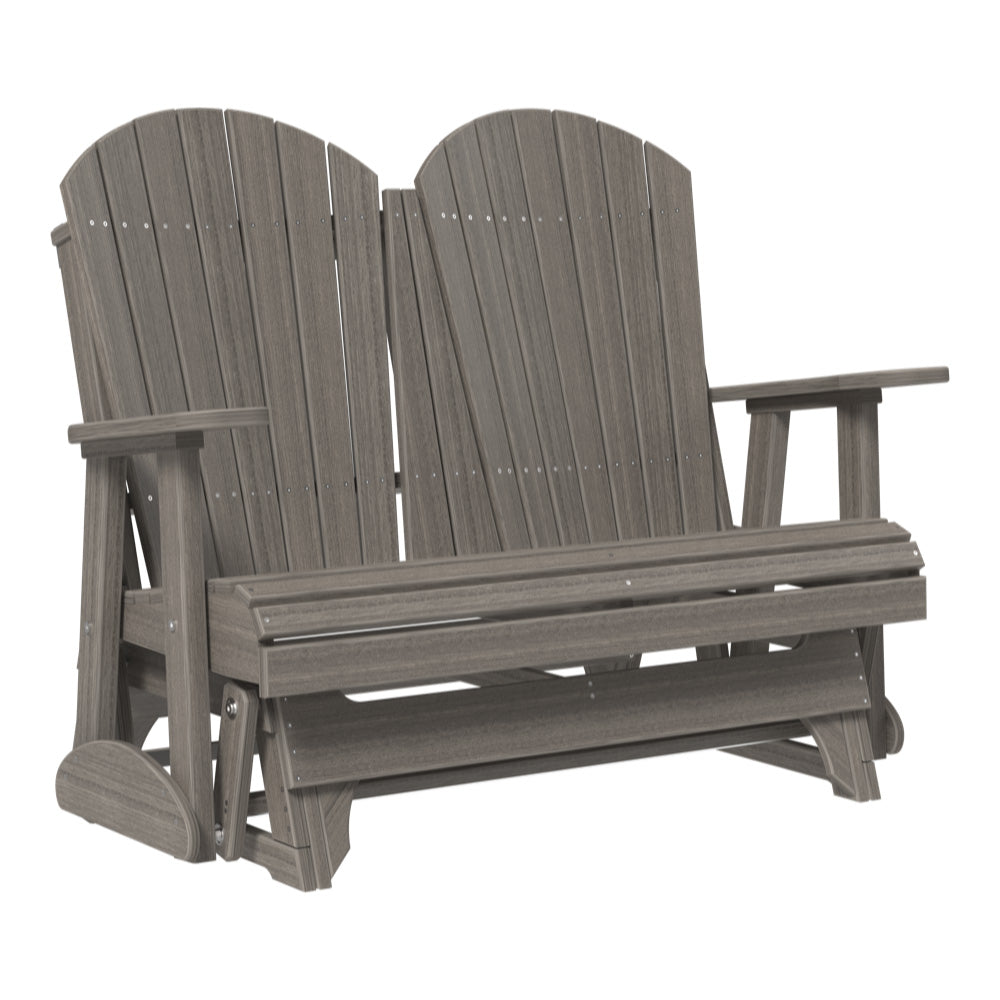 LuxCraft 4′ Adirondack Glider - 4APG - Coastal Gray