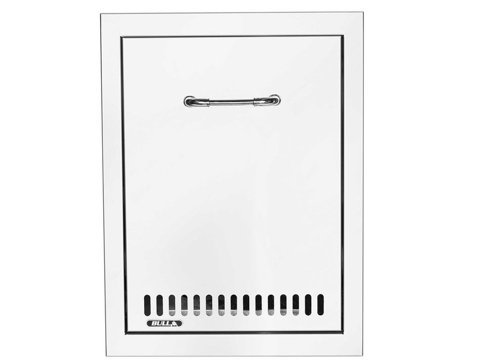 Bull 16-Inch Roll-Out Stainless Steel Propane Tank Drawer - 56830 - Front View