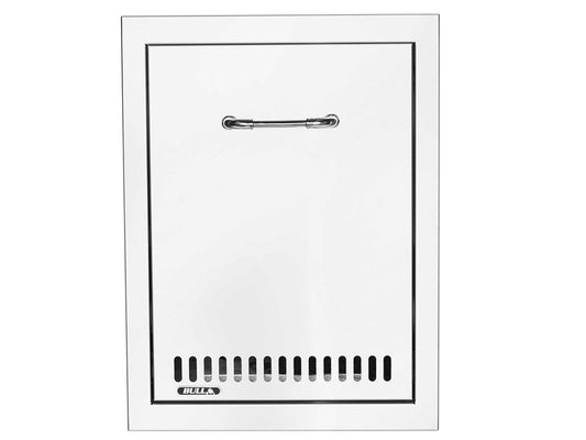 Bull 16-Inch Roll-Out Stainless Steel Propane Tank Drawer - 56830 - Front View