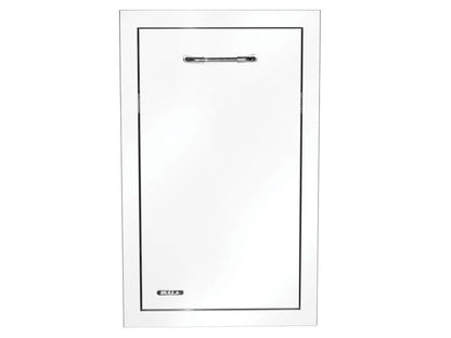 Bull Grills 16-Inch Stainless Steel Narrow Trash/Recycle Drawer with Reveal - 56960 - Front View