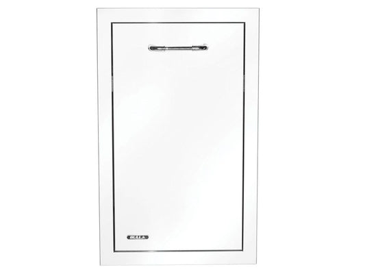 Bull Grills 16-Inch Stainless Steel Narrow Trash/Recycle Drawer with Reveal - 56960 - Front View
