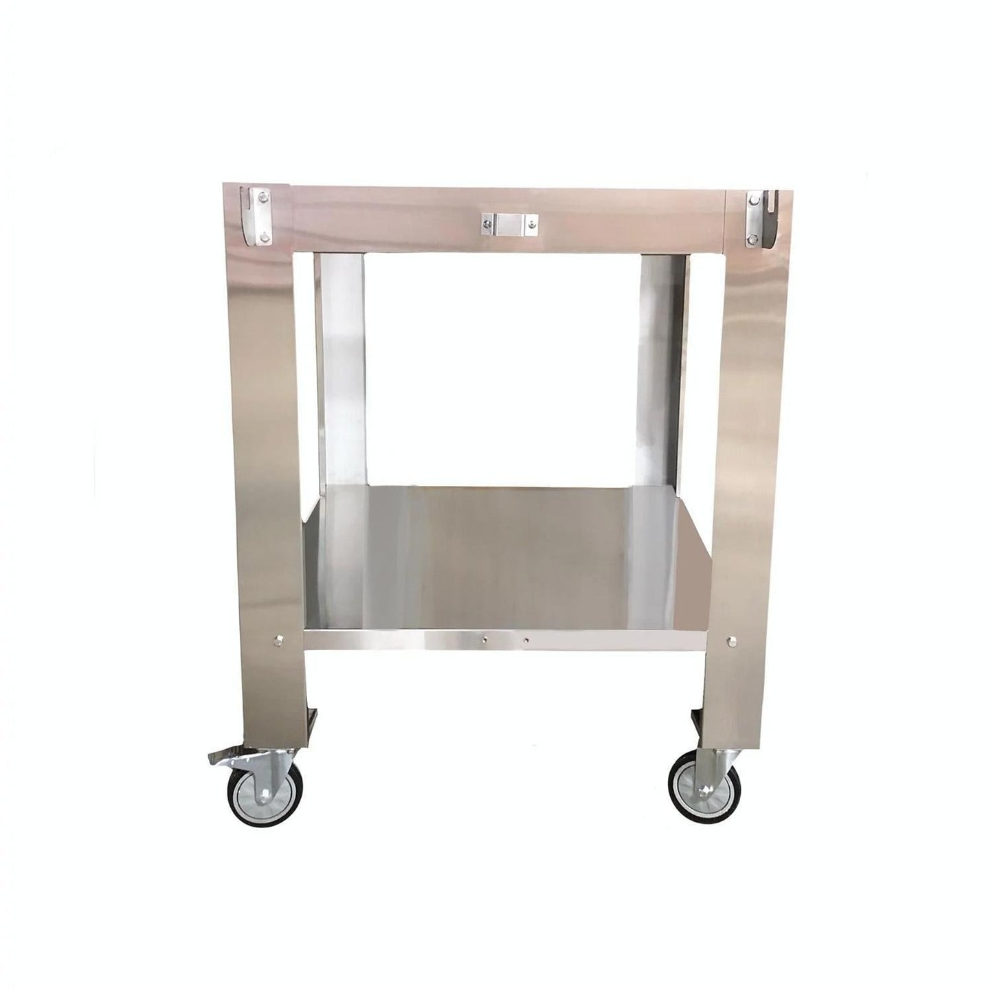WPPO Stainless Steel Cart for Karma 32-in Wood Fired Pizza Oven - WKCT-2S - White Background
