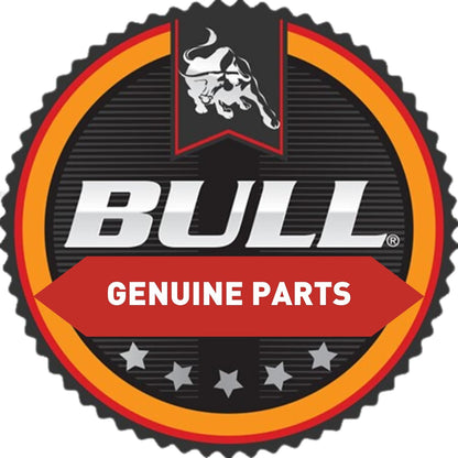 Bull Rotisserie 38" Kit - 56000 - Bull Genuine Parts Logo on Black and Red Circular Badge.