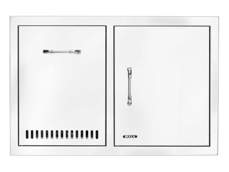 Bull 32-Stainless Steel Access Door & Propane Drawer Combo with Reveal - 65790 - Front View