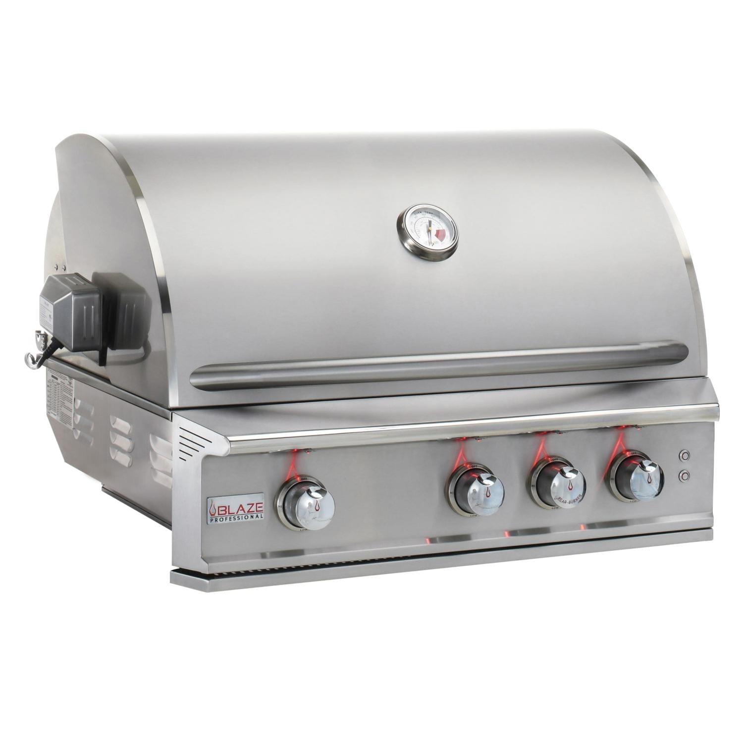 Blaze BLZ-3PRO-LP Professional LUX 34-Inch 3-Burner Built-In Gas Grill With Rear Infrared Burner - Closed View