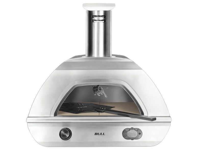 Bull Duel Fuel Gas and Wood-Fired Countertop Pizza Oven - 695