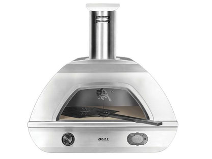 Bull Duel Fuel Gas and Wood-Fired Countertop Pizza Oven - 695