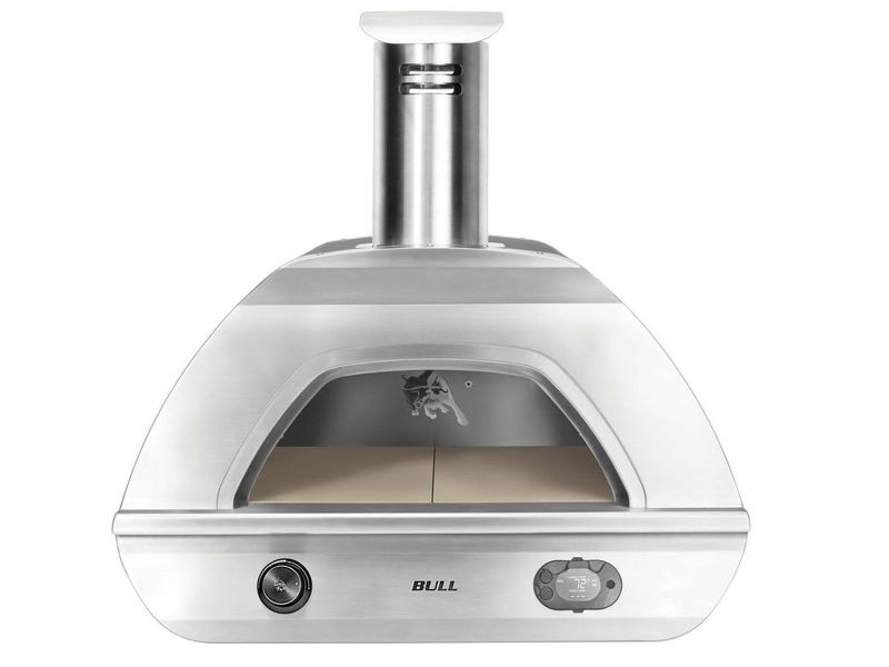 Bull Duel Fuel Gas and Wood-Fired Countertop Pizza Oven - 695